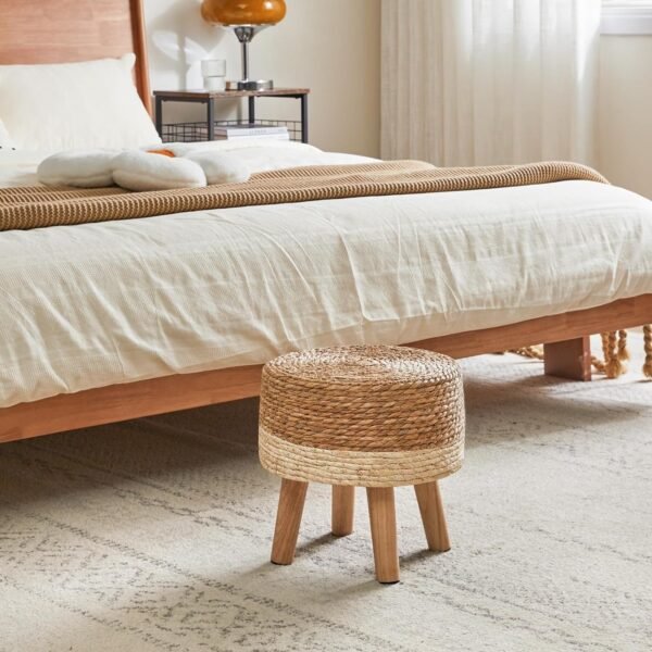 Seagrass and jute Stools, Ottomans, and Poufs for home and office