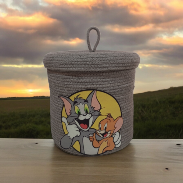 Tom & Jerry Storage Basket 10x10 inches