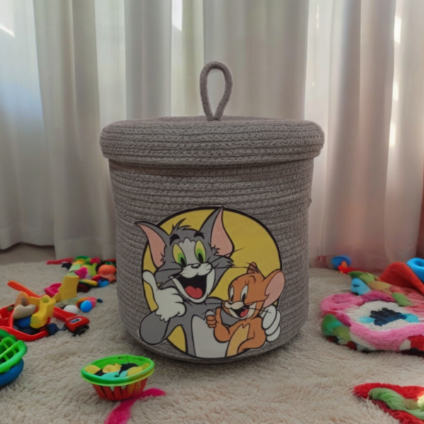 Tom & Jerry Storage Basket 10x10"