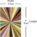 Elevate Your Space With Rainbow Handtufted Rugs for Living Room, Drawing Room, Kids Room, Hall, Premium Rugs, Wool Rugs - Image 2