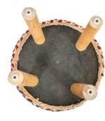 Introducing the Jute Chindi Stool: A Stylish Bohemian Touch - Image 4