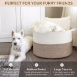 Cotton Rope Laundry Basket 16x16x14 Inches - Image 2