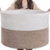 Cotton Rope Laundry Basket 16x16x14 Inches