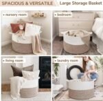 Cotton Rope Laundry Basket 16x16x14 Inches - Image 5