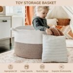 Cotton Rope Laundry Basket 16x16x14 Inches - Image 4