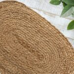 Farmhouse Jute Braid Oval Rug | Perfect as Doormat | Great for Porch, Kitchen, Meditation Mat, Study, dorms | 2x3 ft Artisanal Handcrafted Mat - Image 4