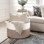 Cotton Rope Laundry Basket 16x16x14 Inches - Image 3