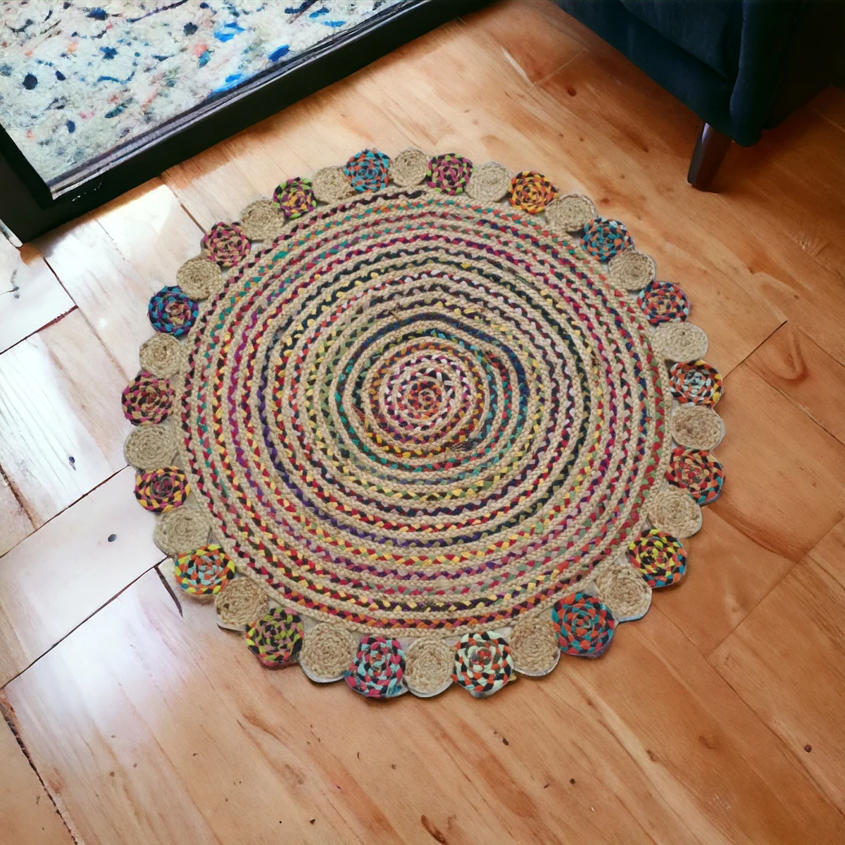 Jute Chindi Rug - Image 1
