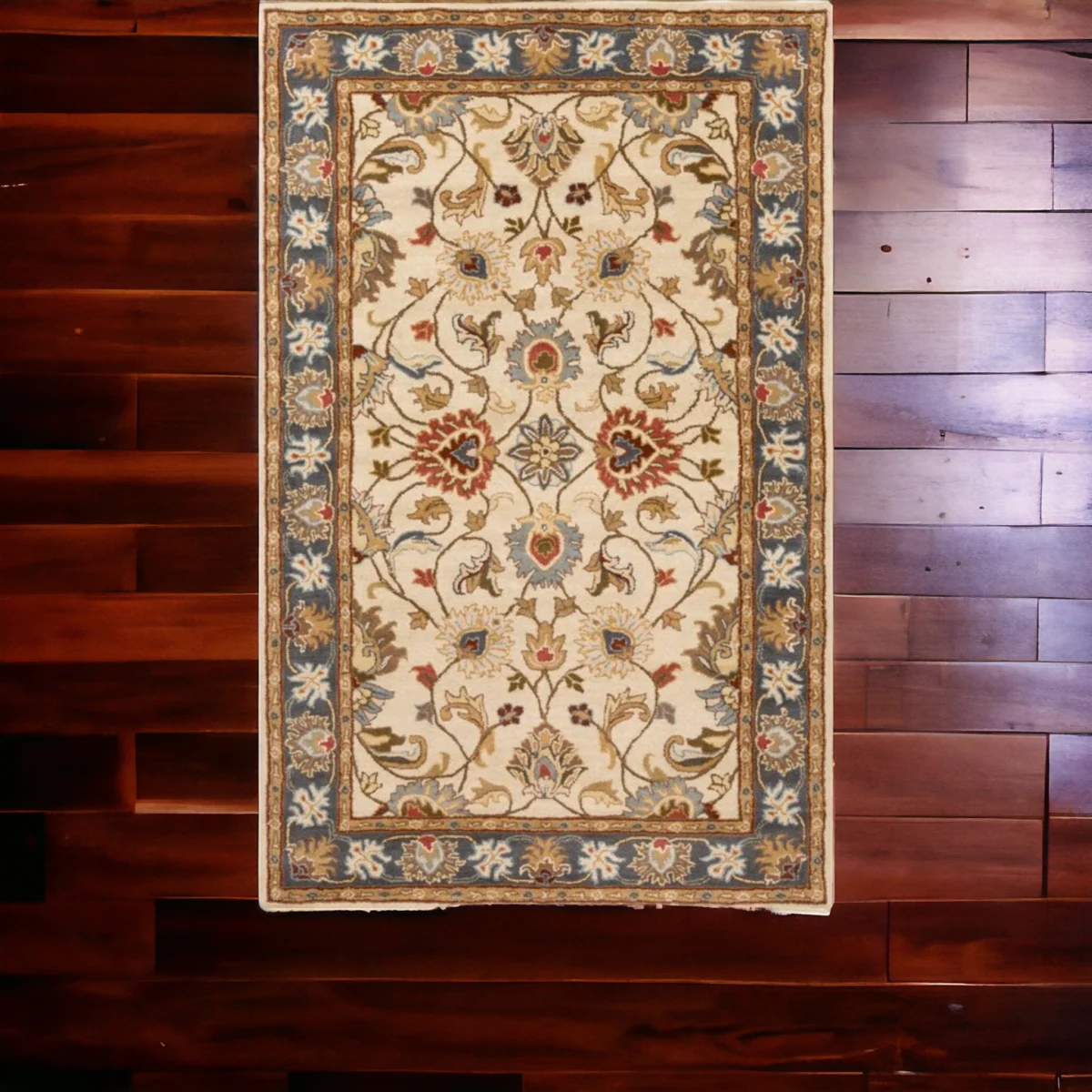 Luxury Floral rugs | Exquisite Floral Rugs and Carpets | Handmade Carpets | 8x10 Feet Carpets - Image 1