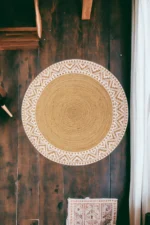 Farmhouse Jute Area Rug | Premium Rugs For Living Room, Outdoor Rugs - Image 4