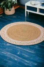 Farmhouse Jute Area Rug | Premium Rugs For Living Room, Outdoor Rugs - Image 3