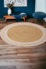 Farmhouse Jute Area Rug | Premium Rugs For Living Room, Outdoor Rugs - Image 2
