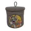 Tom & Jerry Storage Basket 10x10" Cotton
