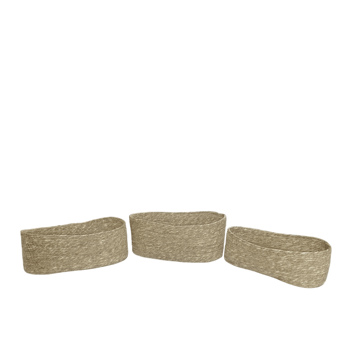 Fruits And Vegetable Basket | Kitchen Storage Basket Set of 3 Pcs | Seagrass - Image 5