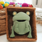 Crazy Frog Storage Basket Kid's Toys Green - Image 3