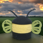 Storage Basket Bee 8x8" - Image 3