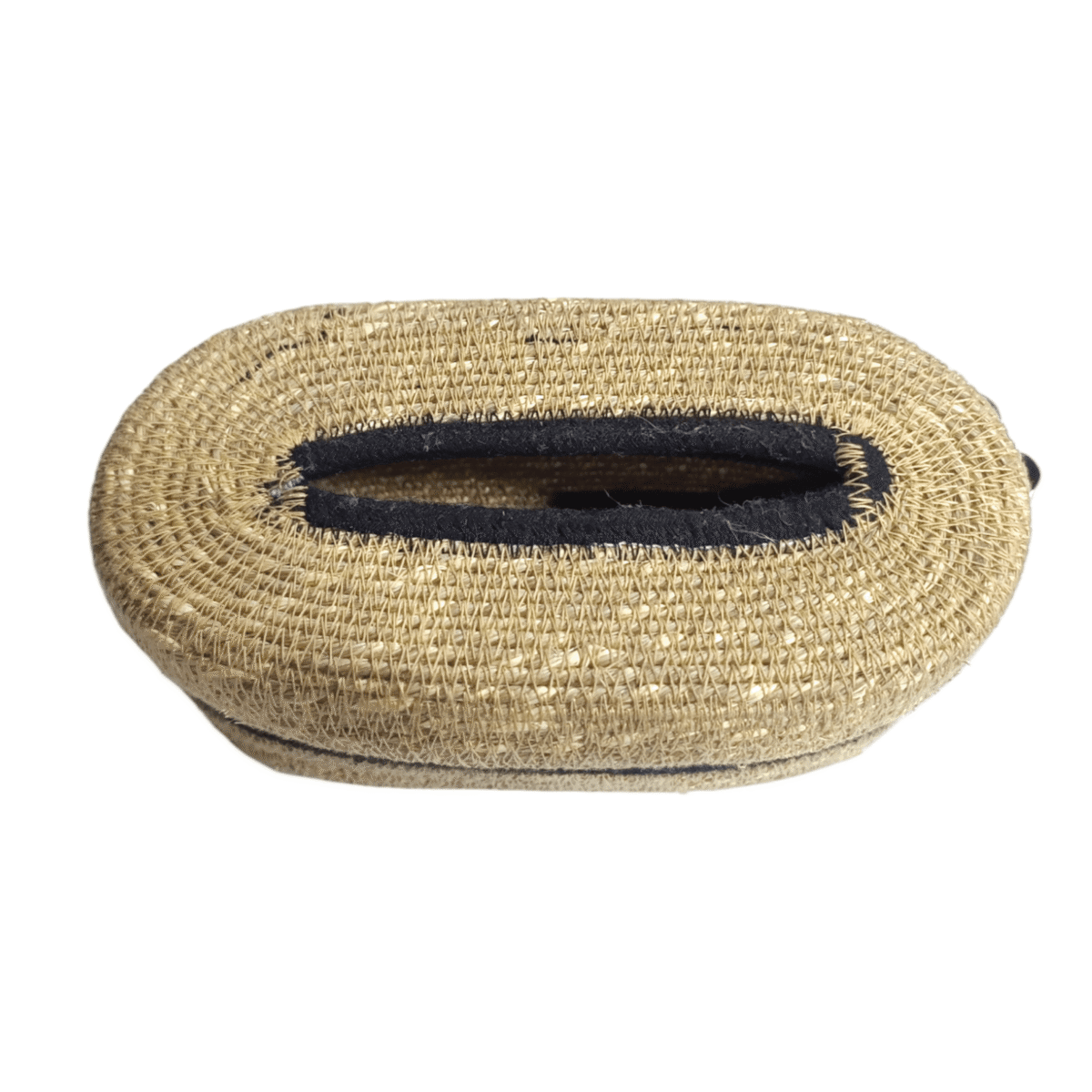 Eco-Friendly Seagrass Tissue Storage Box: Sustainable and Stylish - Image 2