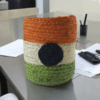 Tiranga Jute Basket: A Versatile Storage Solution