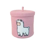 Store in Style: The Eco-Friendly Alpaca Llama Storage Basket - Image 4
