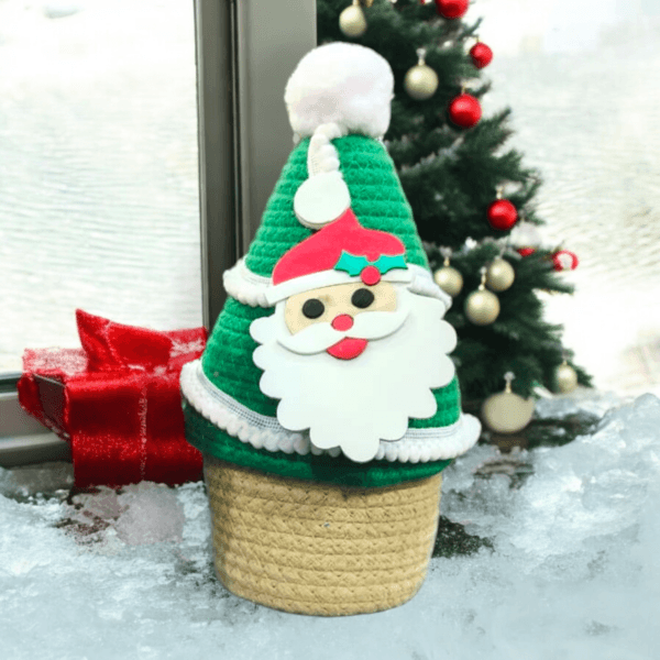 Handmade Holiday Decor Christmas Gift Basket