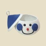 Multipurpose Matka Cartoon Basket-Snowman Santa - Image 6
