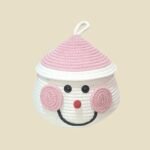 Multipurpose Matka Cartoon Basket-Snowman Santa - Image 3