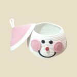Multipurpose Matka Cartoon Basket-Snowman Santa - Image 4