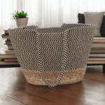 EcoChic Designer Jute Tote - Image 2