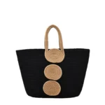 Black Handcrafted Tote Bag KTTB1002 | For Daily Use | Shopping Bag - Image 2