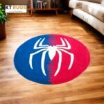 Premium Spider Rug – Handtufted Custom Wool Accent Rug (80 cm) - Image 5