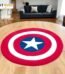 captain america wool rug