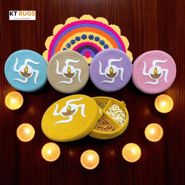 Diwali Gift- Dry Fruit Tray-Empty | Celebrating Eco Friendly Diwali