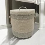 Organize in Style: XXL Laundry Storage Basket with Lid