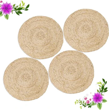 Jute table placemats | Pack of 6 pcs