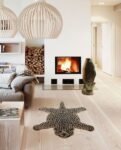 Snow Leopard Rug | Custom Rugs For Home Office | Handtufted Area Rug | Animal Rugs