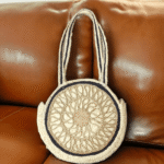Jute Tote Bag- Pure Luxury Sustainable Fashion Handbag